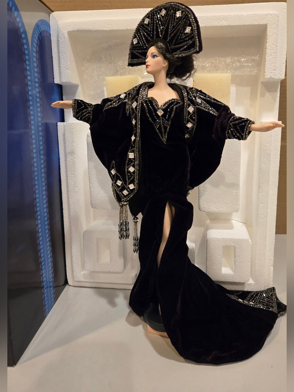 Erte' Stardust Limited Edition Porcelain Doll - Elegant Home Accent